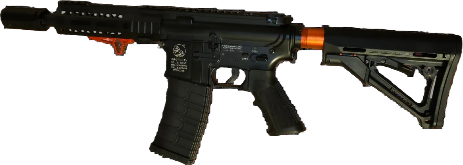 Основное оружие сборки — Double Bell M4 pdw