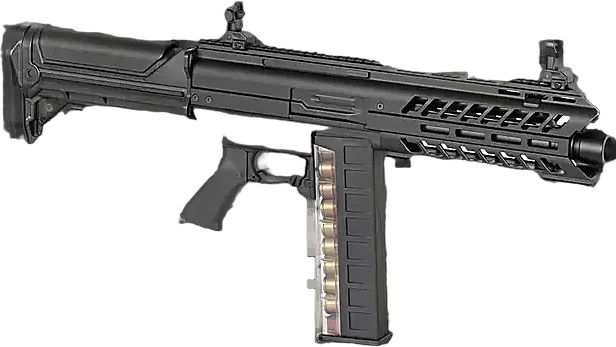 Основное оружие сборки — AEG. Дробовик Cyma SGR-12. Сток
