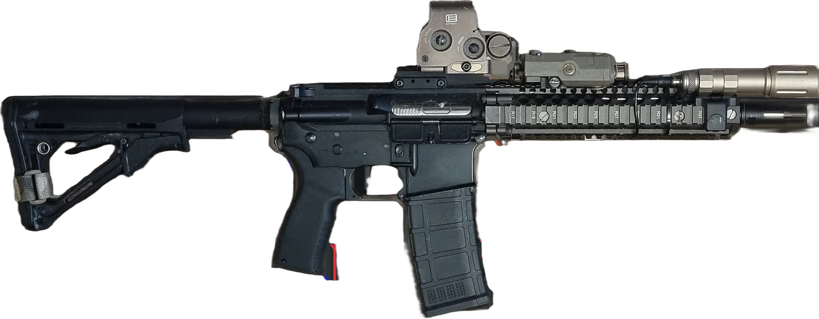 Основное оружие сборки — mk18 cqbr \ g17 gen3 mos