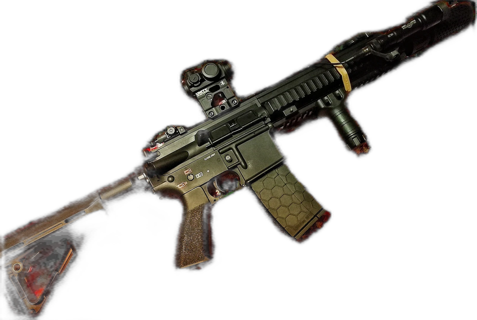 Основное оружие сборки — HK-416 Tajikistan SHUE PPSH MOD.282
