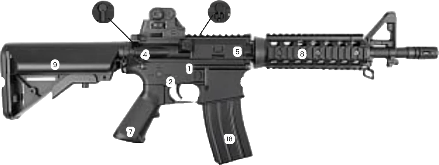 Основное оружие сборки — M4-A1