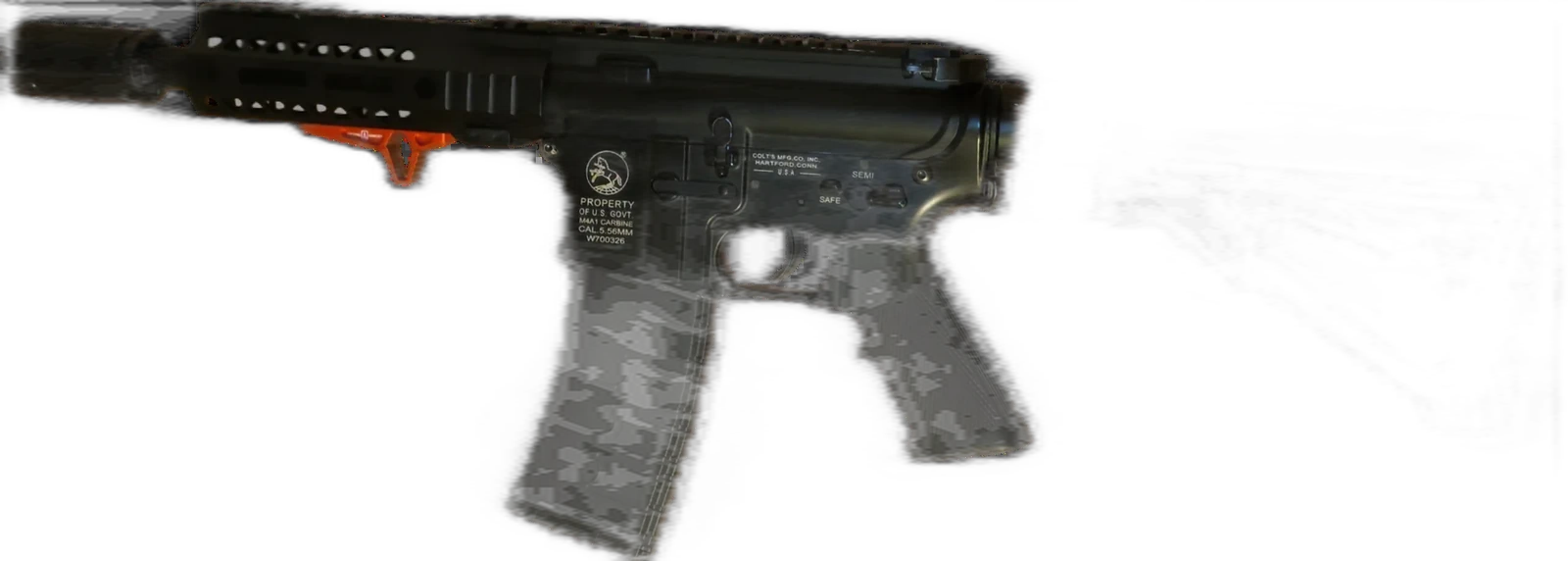 Основное оружие сборки — Double Bell M4 pdw