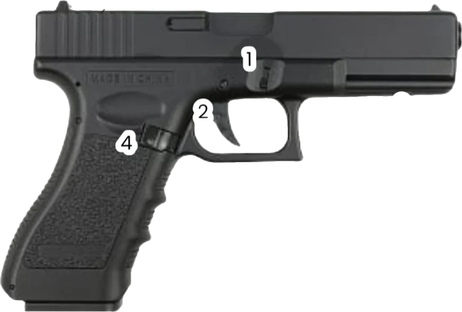 Вторичное оружие сборки — GLOCK-17 (18,19)