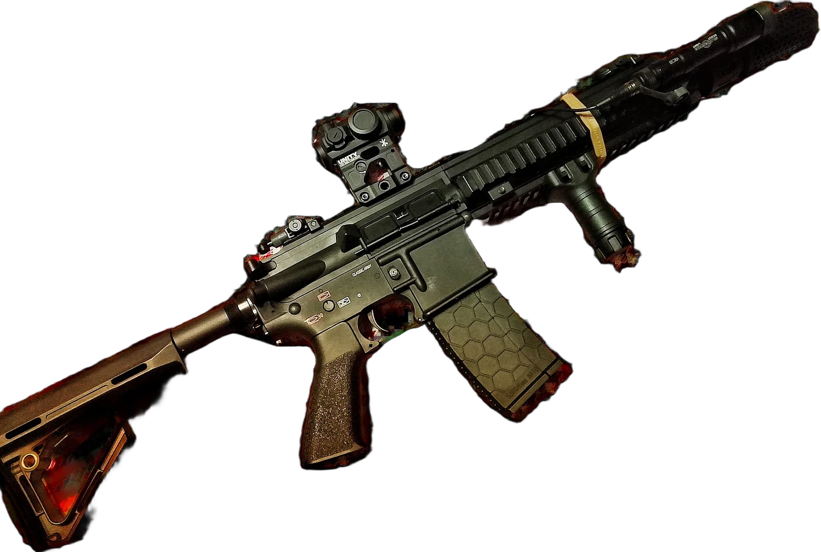 Основное оружие сборки — HK-416 Tajikistan SHUE PPSH MOD.282
