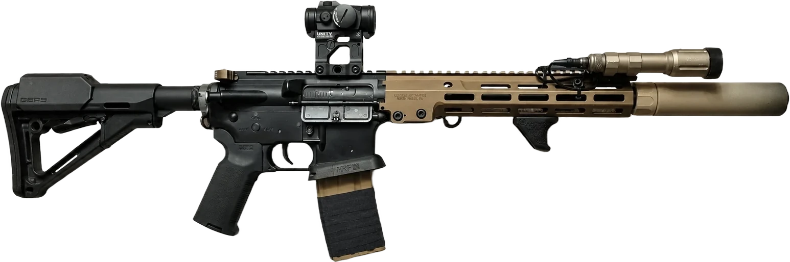 Основное оружие сборки — MK16 URG-I 11.5
