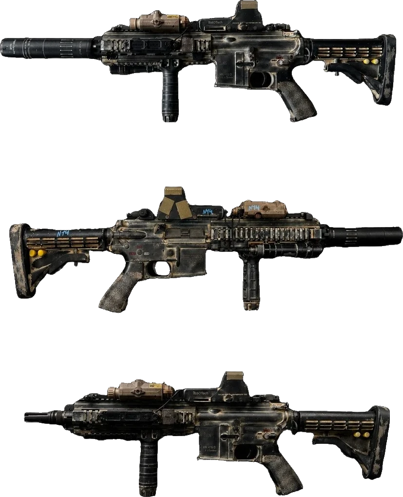Основное оружие сборки — HK416 D