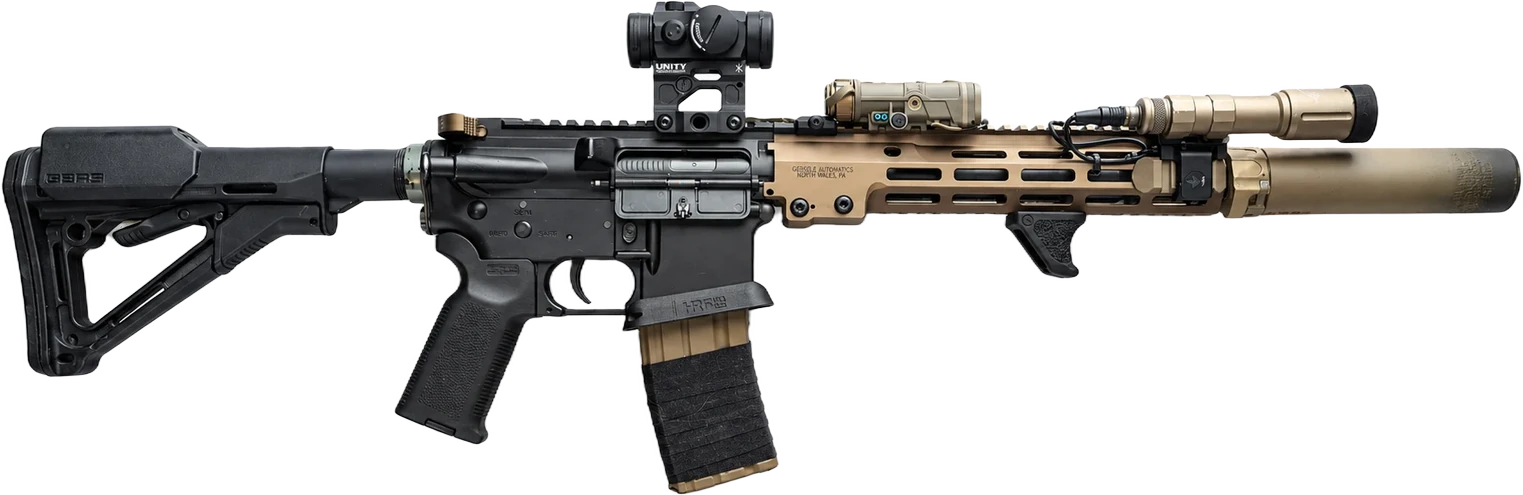Основное оружие сборки — MK16 URG-I 11.5